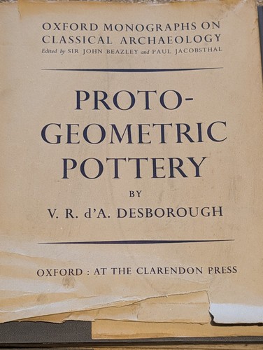 Protogeometric pottery oxford - protogeometric,